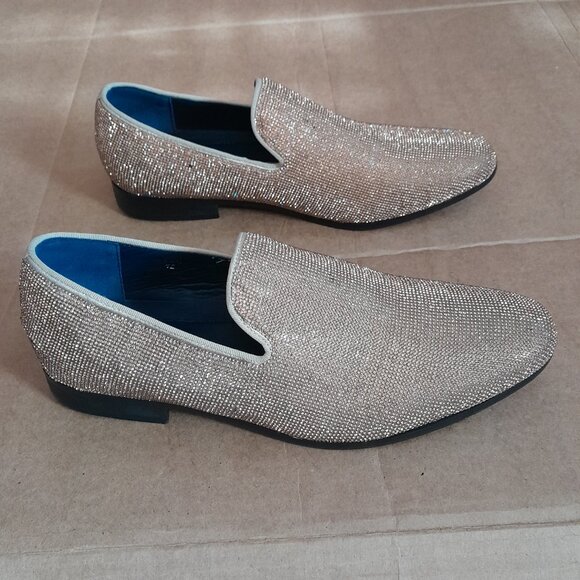 SP by St Patrick Men Shimmering Slip on Formal Dress Shoes Size 12
